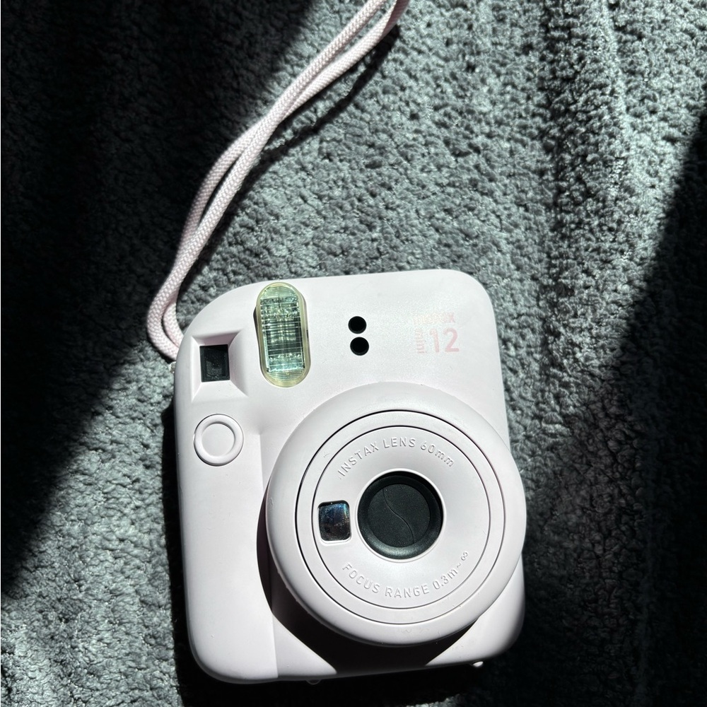 Pink Instax mini 12 Camera